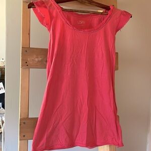 Barbie Pink Ann Taylor Loft Top sz S